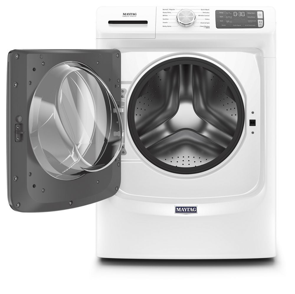 Maytag MHW6630HW Front Load Washer With Extra Power And 16-Hr Fresh Hold® Option - 4.8 Cu. Ft.