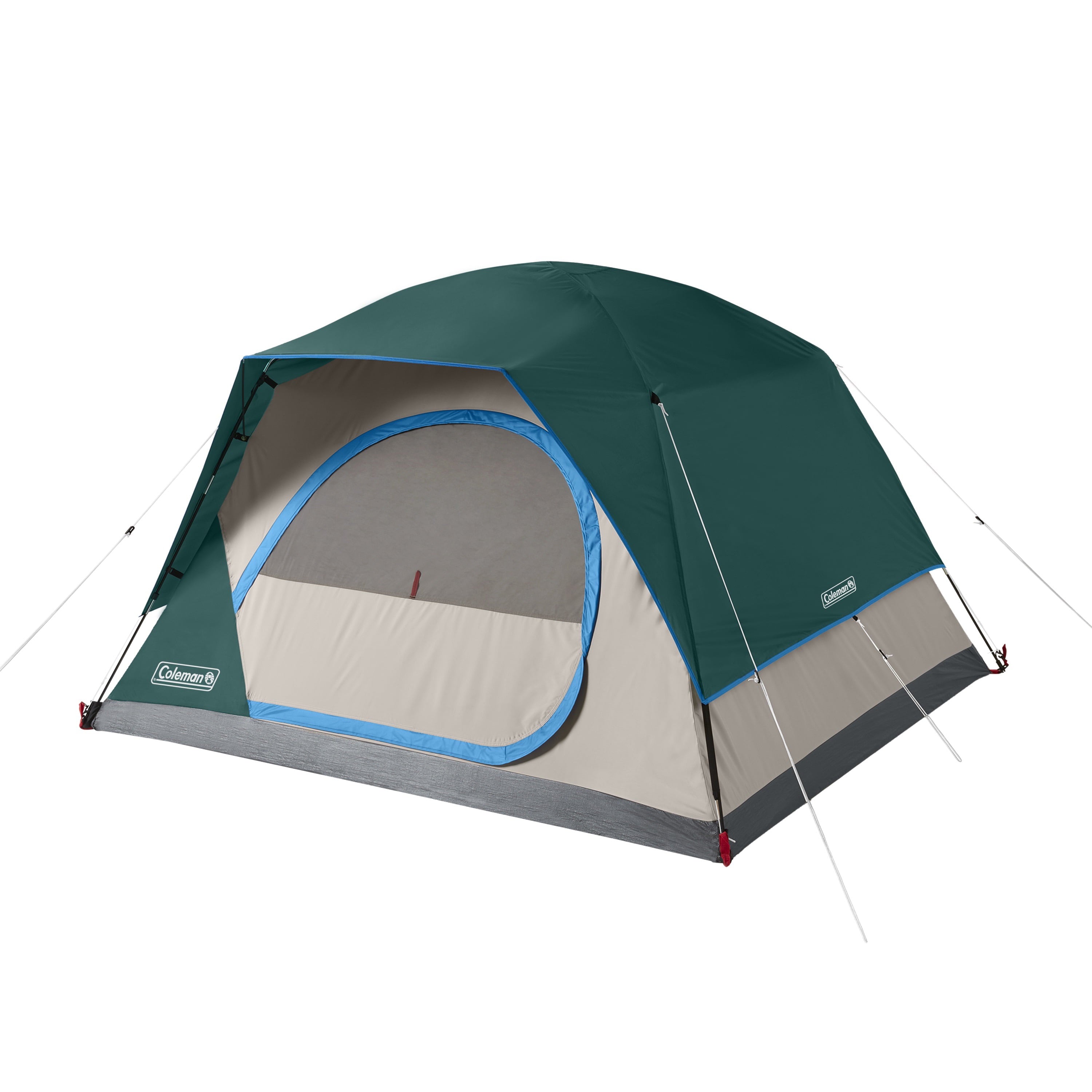 Coleman 6-Person Skydome Camping Tent， Evergreen