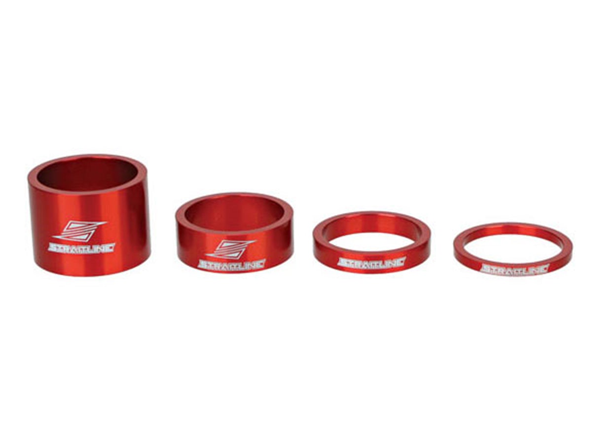 Straitline Alloy Headset Spacer Kit - 4 Piece - 1.1/8