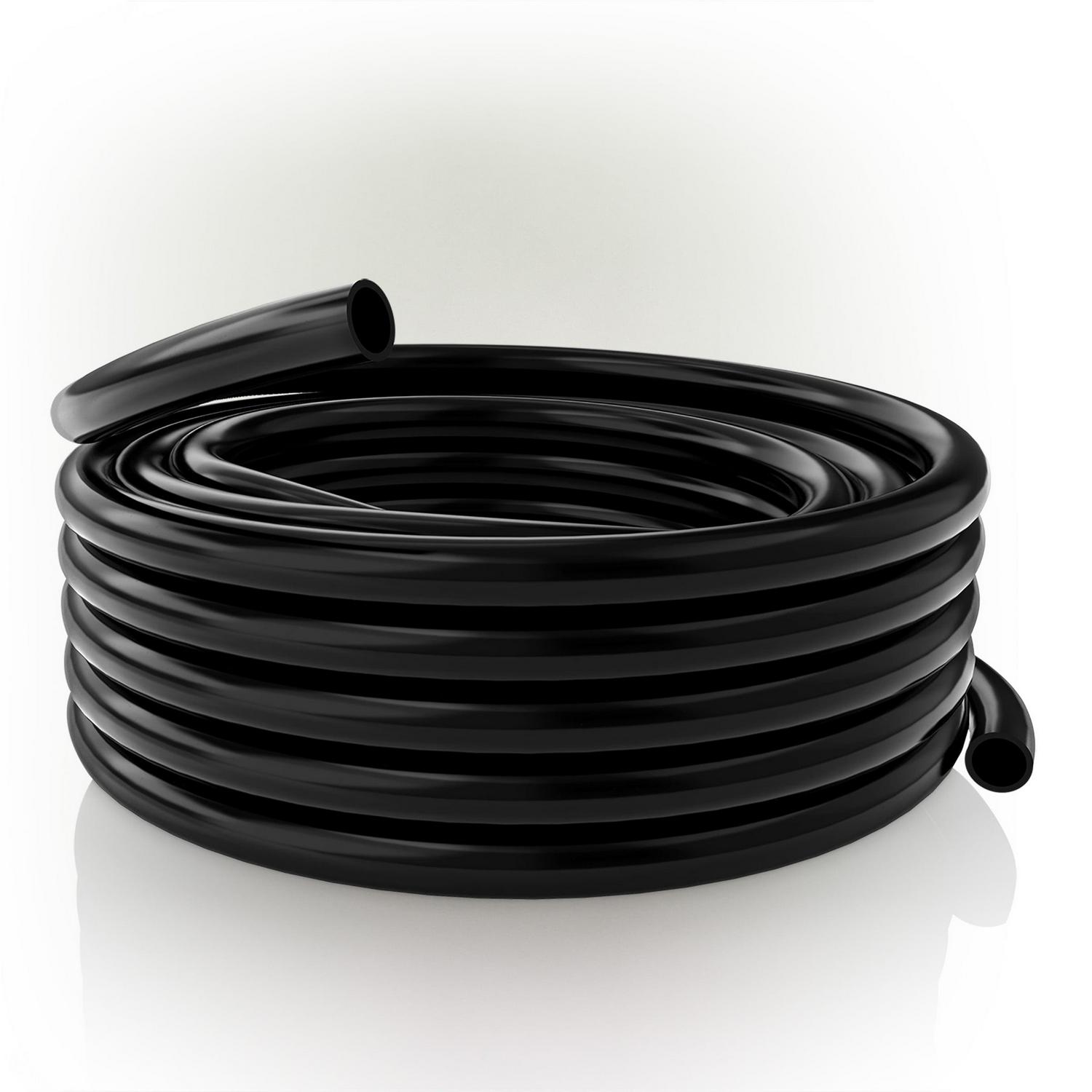 Alpine Corporation 1 I.D. x 1-1/4 O.D. x 100and#8242; Flexible Vinyl Aquarium Tubing， Black