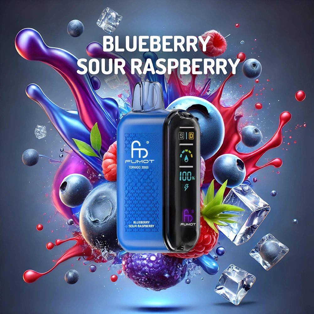 Fumot Tornado 20000 Puffs - Blueberry Sour Raspberry