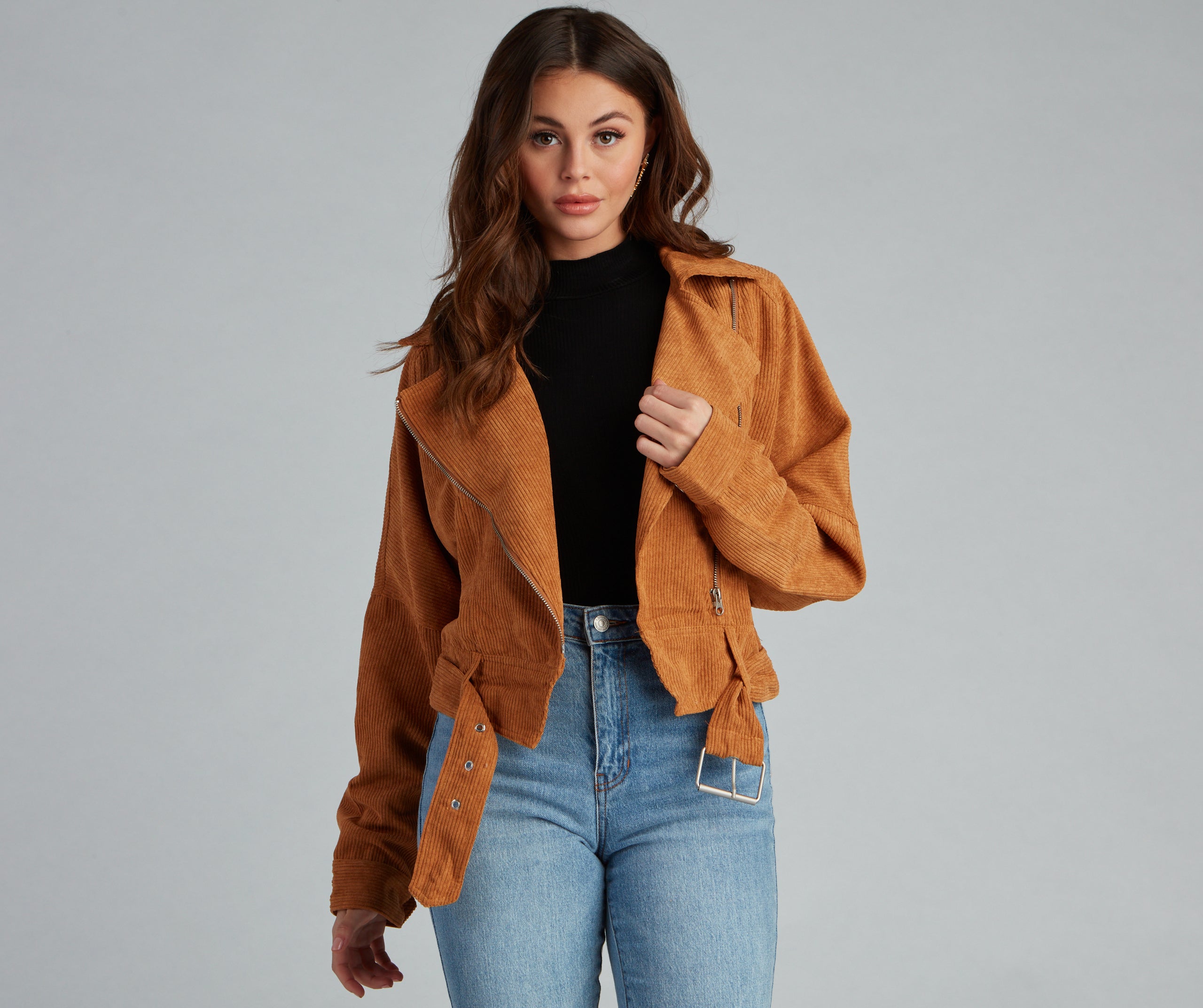 Biker Girl Moment Corduroy Jacket