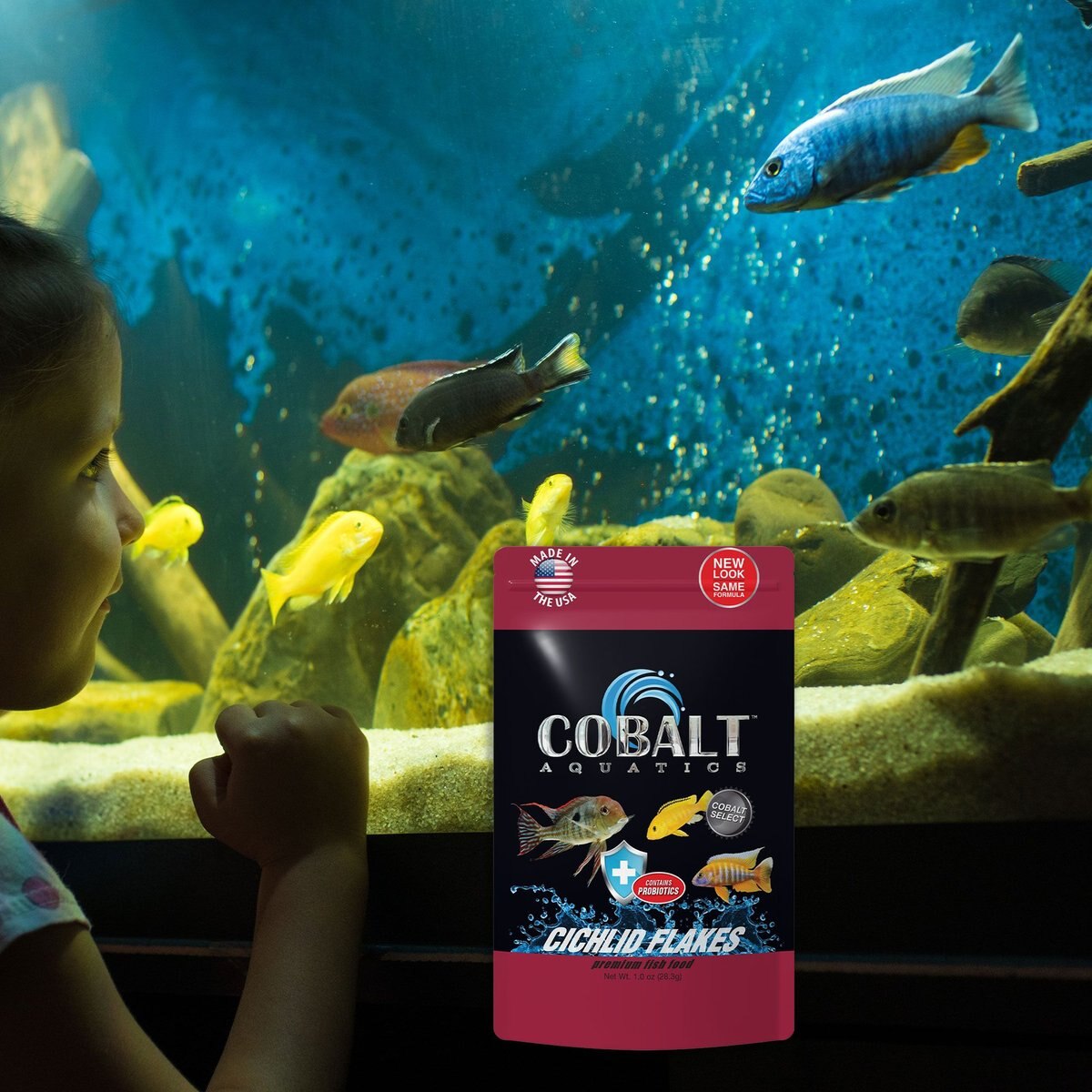 Cobalt Aquatics Select Cichlid Flakes Fish Food