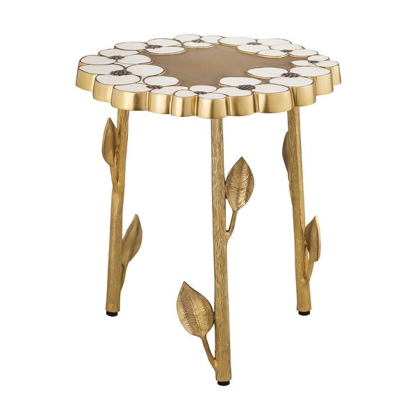 Flor Handpainted Side Table