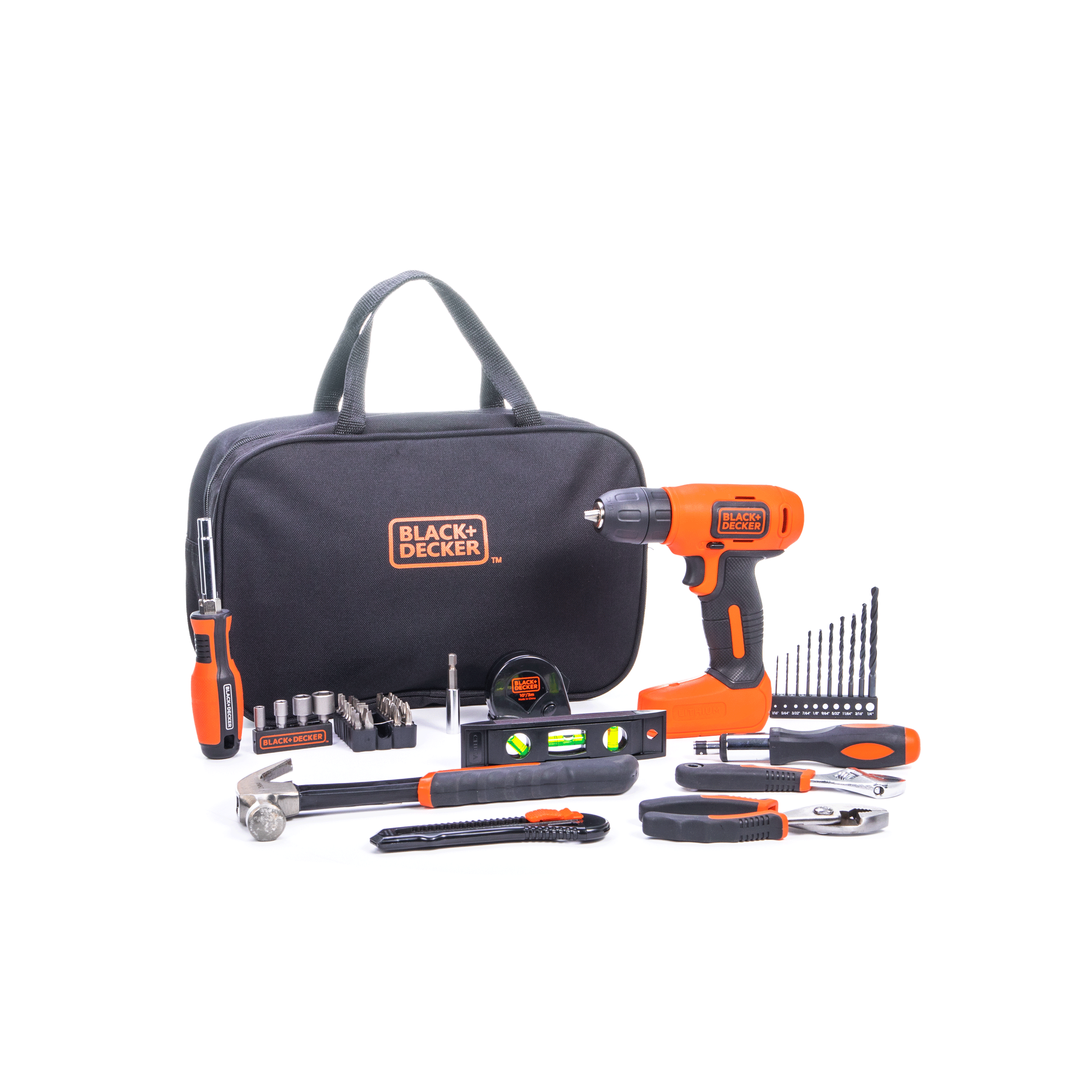 8V MAX* Drill & Home Tool Kit, 57 Piece