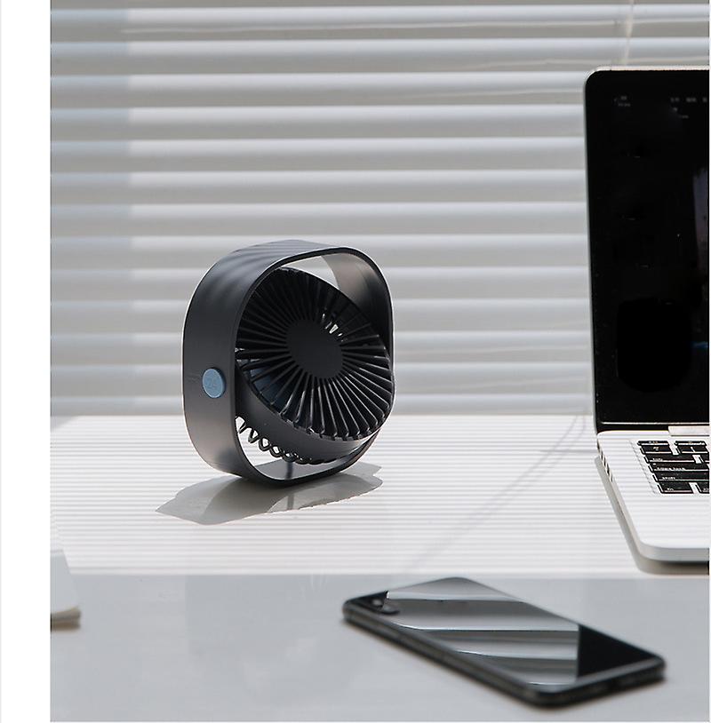 Usb Mini Desktop Fan With 1.2m Cable， Portable Small Fan