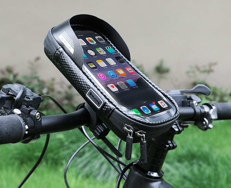 NEW design 6.5 inch Waterproof TPU Touch Screen Phone Holder Bike Accessories Bag Cycling Handlebar Bag Bike Bag