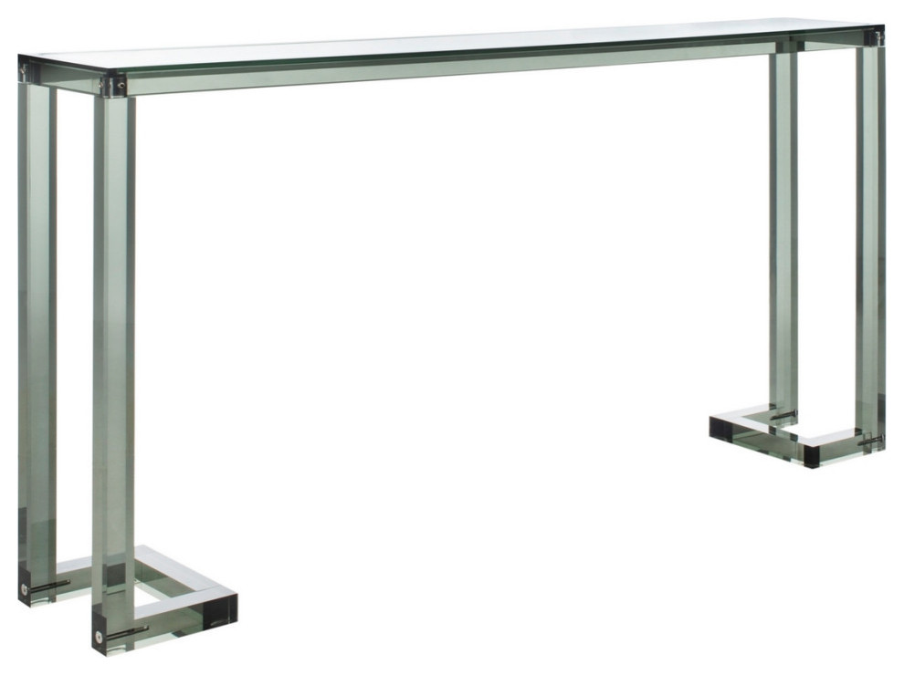 Robin Acrylic Console Table Black   Modern   Console Tables   by Virgil Stanis Design  Houzz