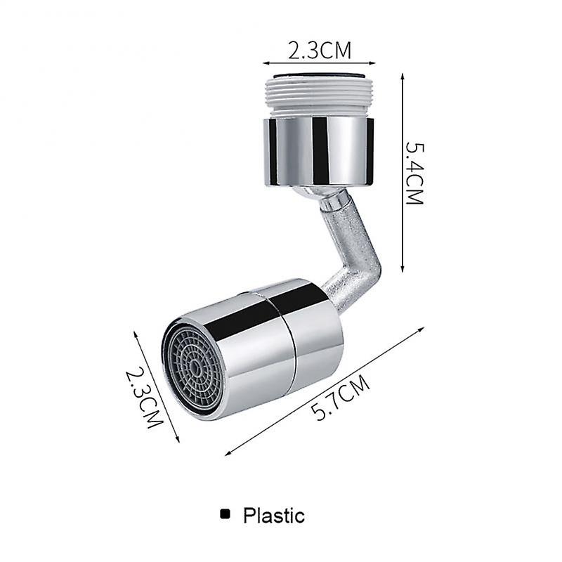 Universal Kitchen Plastic 720 Rotatable Splash Filter Faucet Sprayer Head Flexible Bathroom Tap Extender Adapter Foam Nozzle