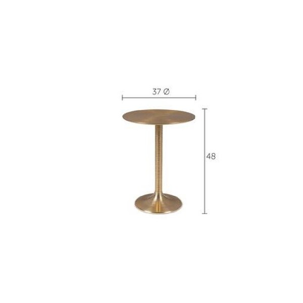 Bold Monkey Hypnotising Round Pedestal Side Table