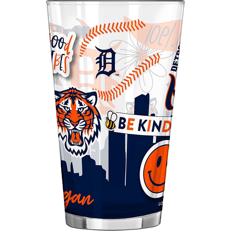 Detroit Tigers 16oz. Native Pint Glass