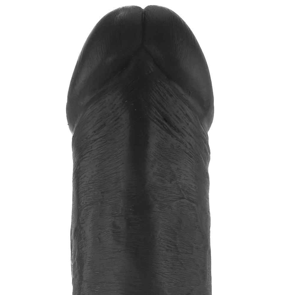 King Cock 11 Inch Classic Realistic Dildo in Black