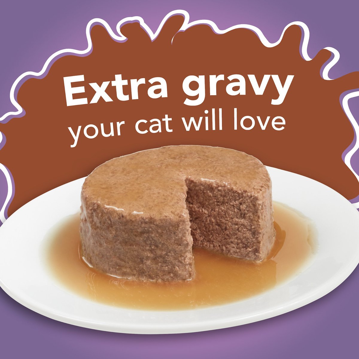 Friskies Extra Gravy Pate with Turkey in Savory Gravy Canned Cat Food