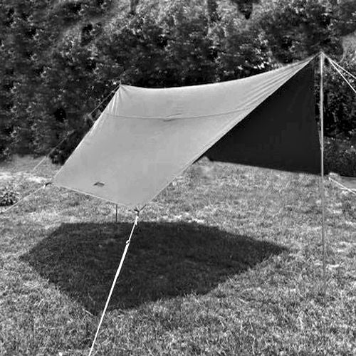 Kodiak Canvas Super 6 Awning Tarp with Galvanized Steel Poles