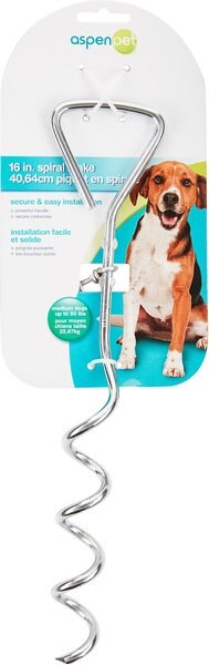 Aspen Pet Spiral Tie-Out Stake