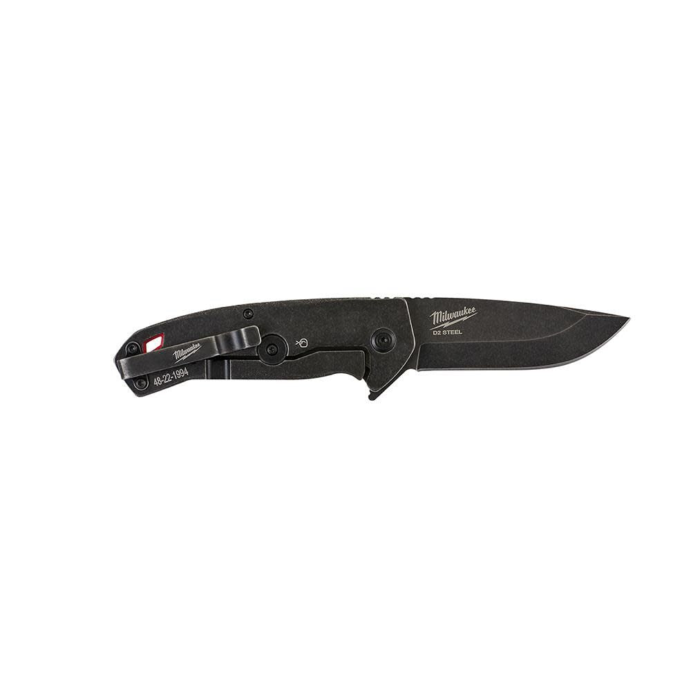 Milwaukee 3 in. HARDLINE Smooth Blade Pocket Knife 48-22-1994 from Milwaukee