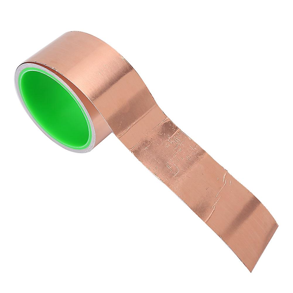 Multi Uses Adhesive Double Sided Conductive Copper Foil Tape For Emi Shielding(5cm*5.5m)