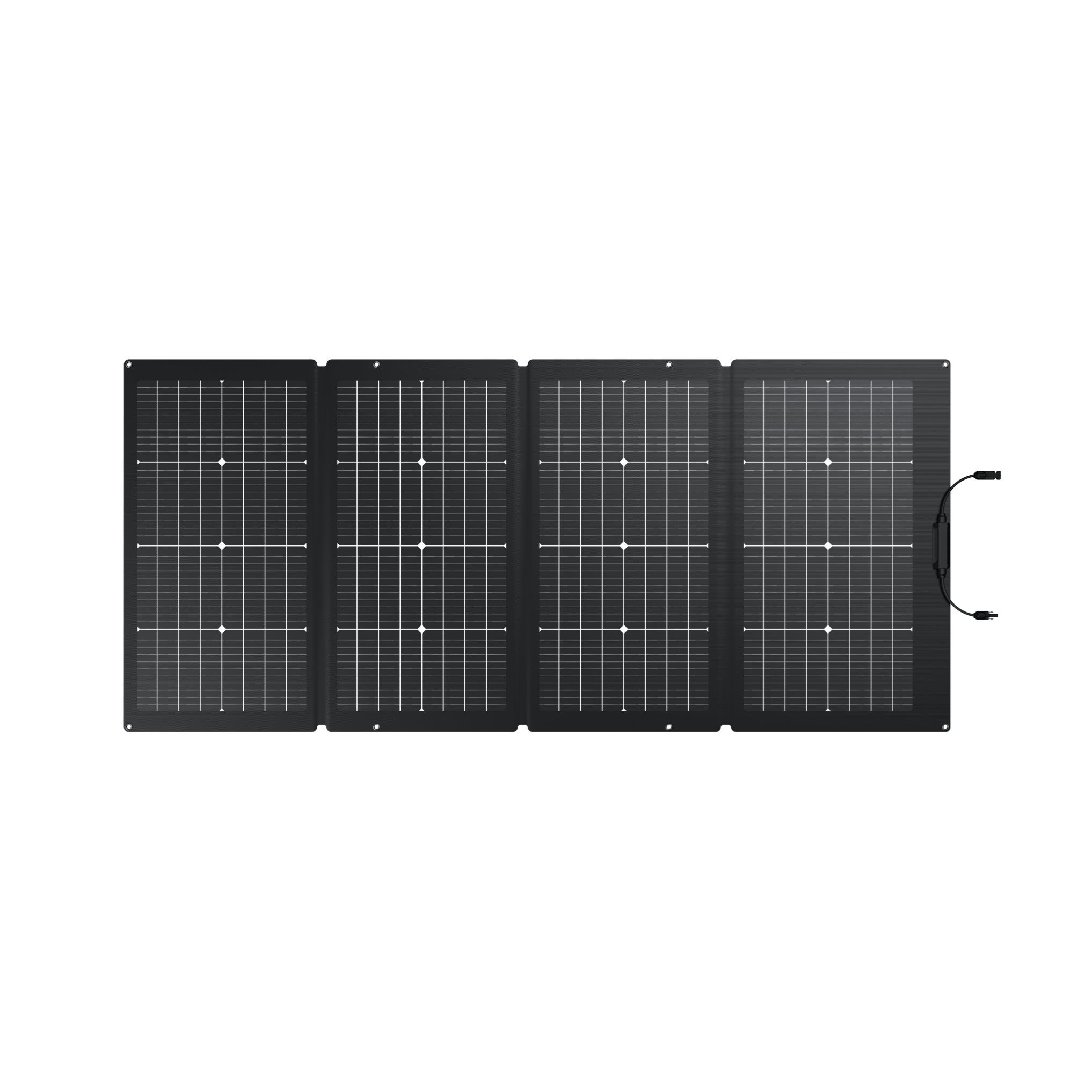 EcoFlow 220W Bifacial Portable Solar Panel - With Adjustable Kickstand, Waterproof & Durable for Off The Grid Living