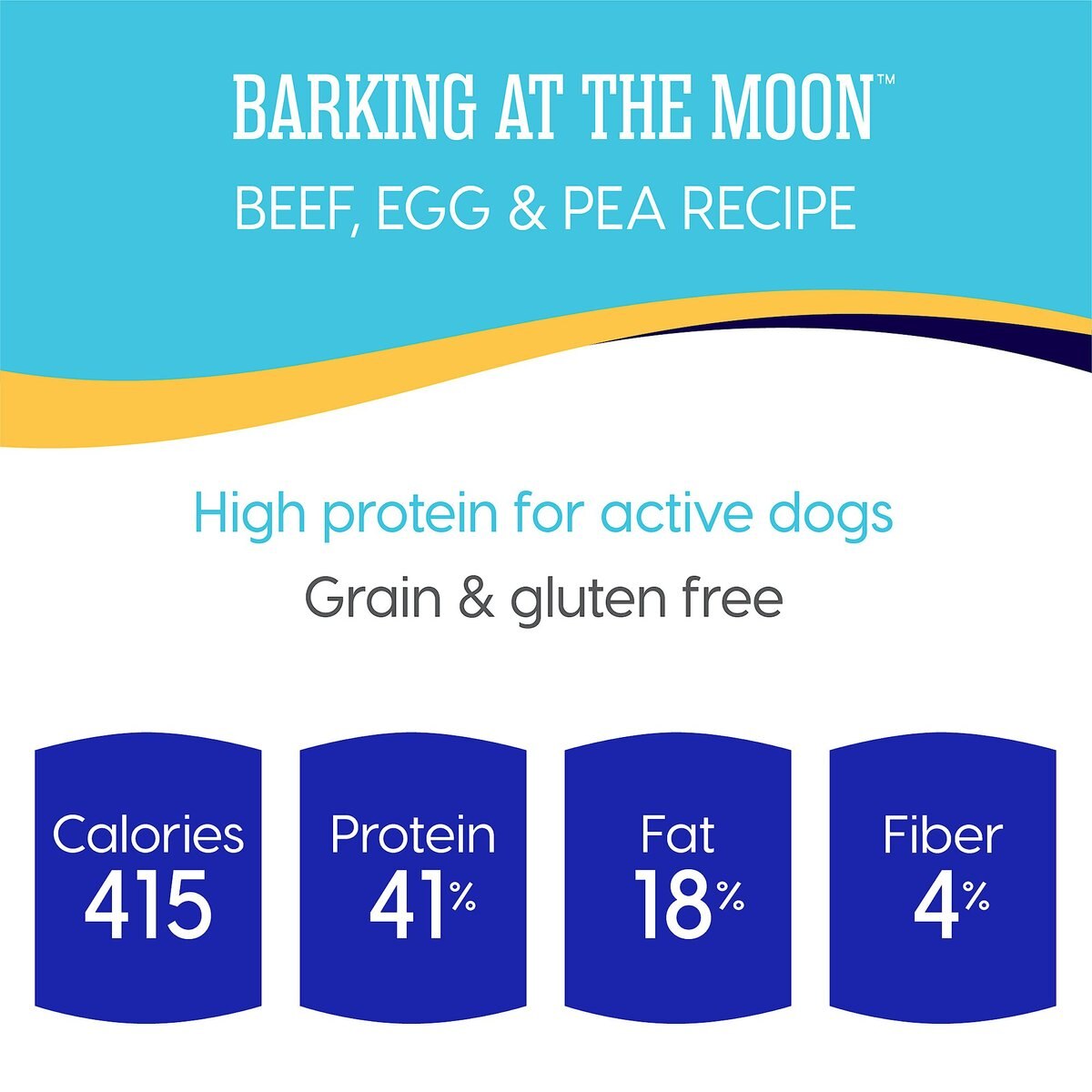 Solid Gold Barking at the Moon High Protein Grain-Free Beef， Eggs and Peas Dry Dog Food