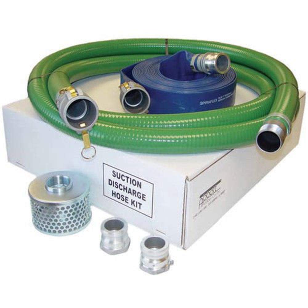 2 In. Suction and Discharge Hose Kit ;