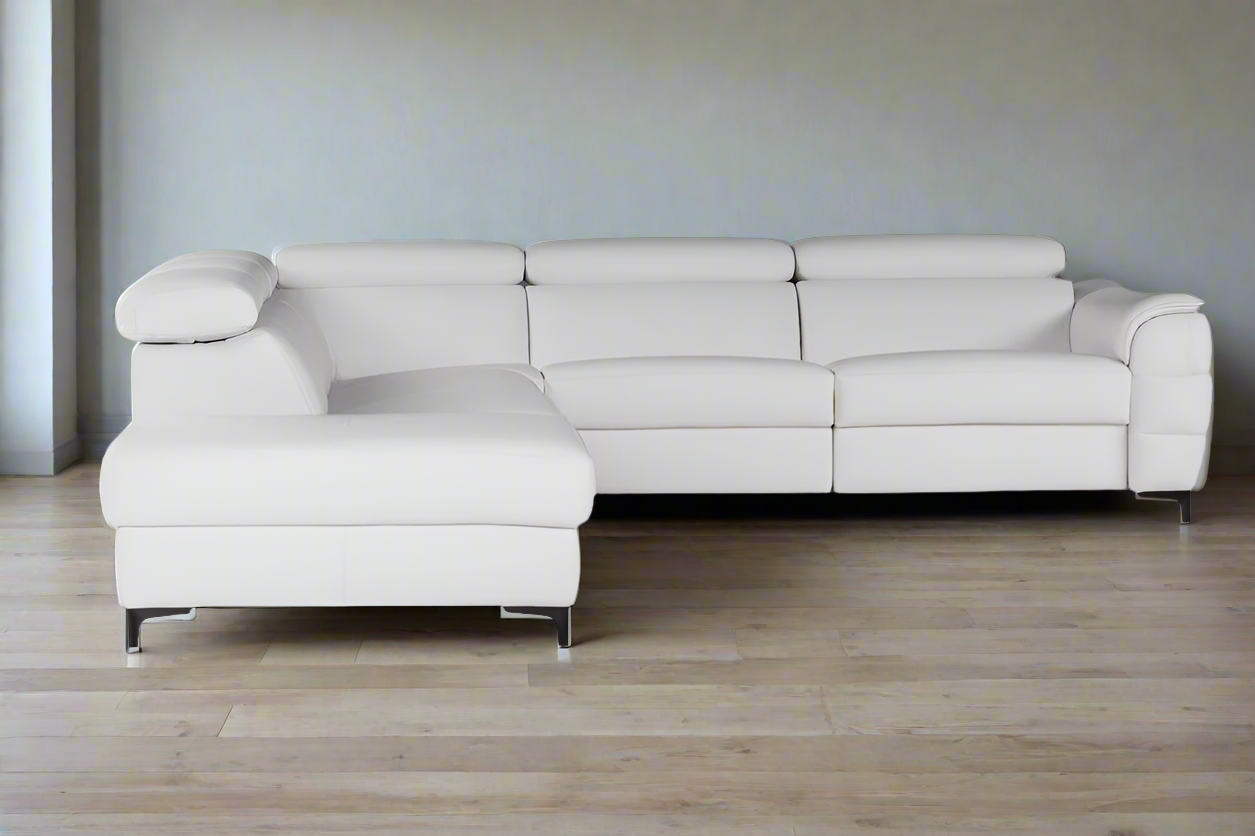 Boulevard 4 Piece Leather Reclining Sectional