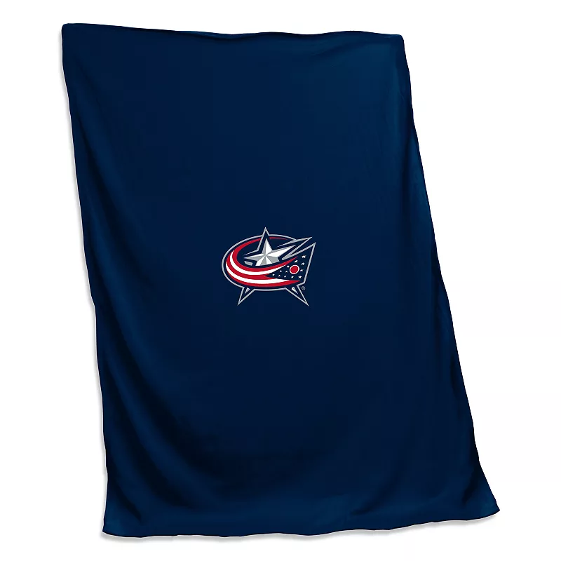 Logo Brands Columbus Blue Jackets Sweatshirt Blanket