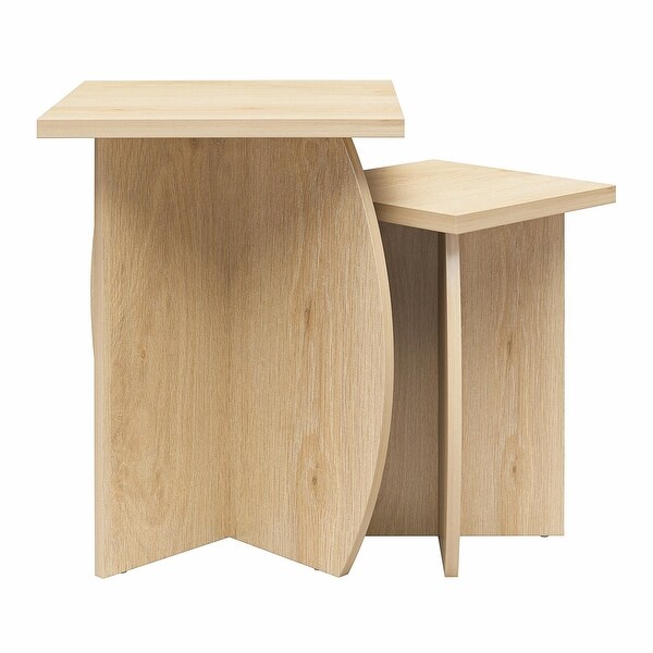 The Novogratz Voler Set of 2 Nesting End Tables