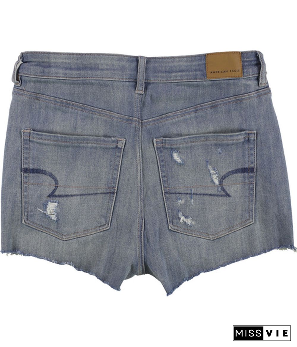 American Eagle Womens Distressed Casual Denim Shorts