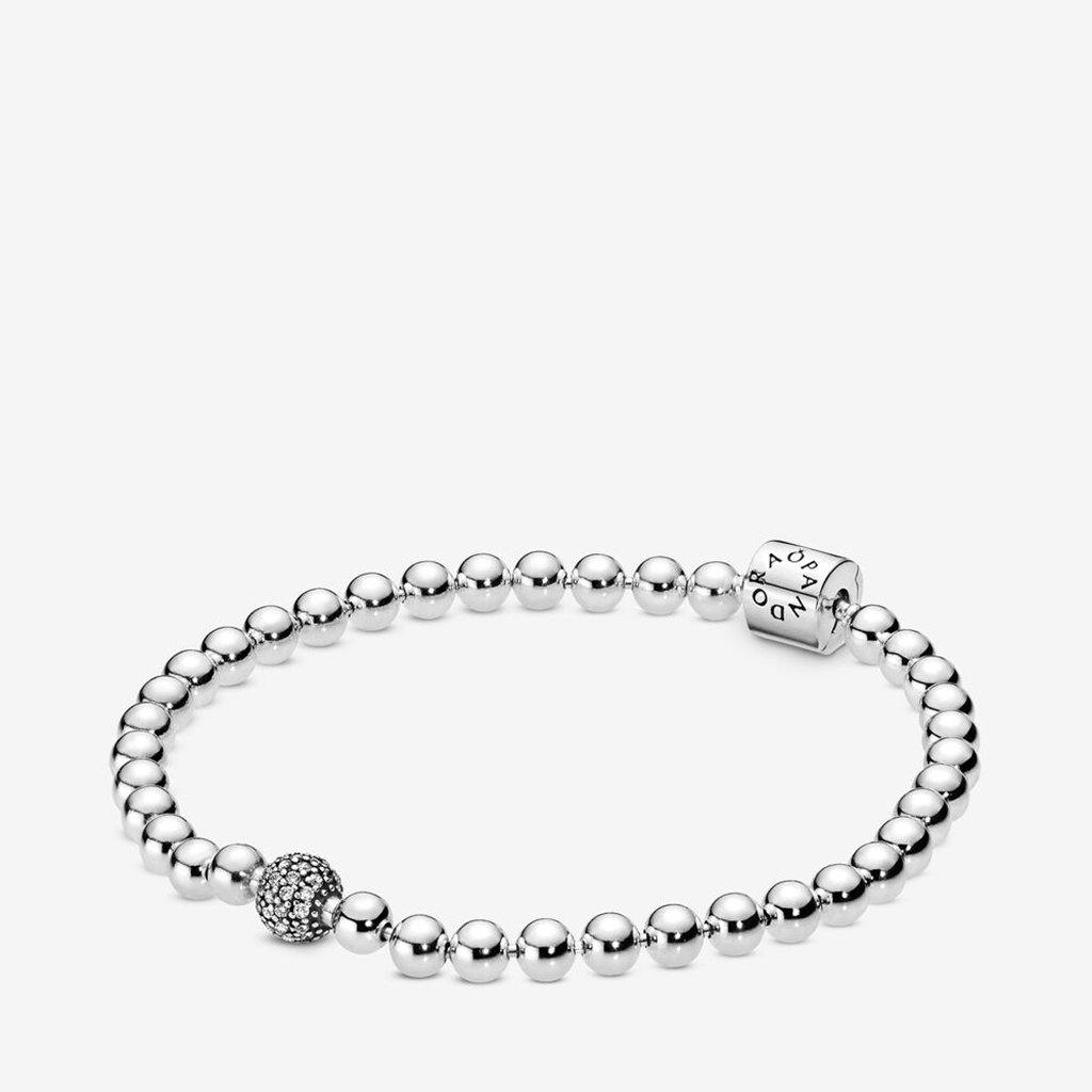 PANDORA  Beads & Pavé Bracelet (3 Asstd Sizes)