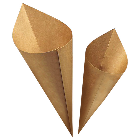 MUKA 100 PCS Wedding Confetti Paper Cones Kraft Pa...