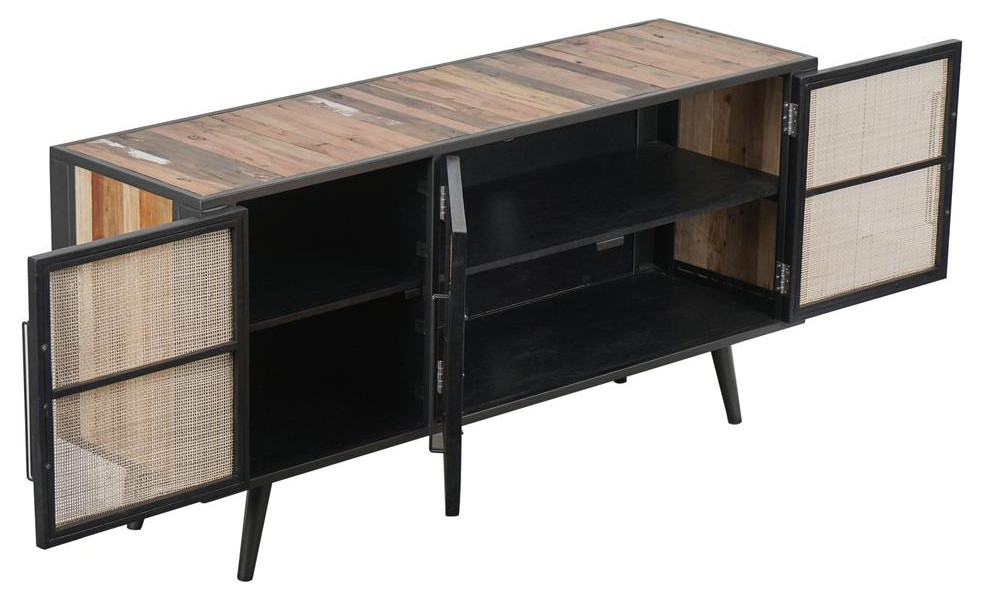 Reclaimed Boat Wood TV Dresser  Belen Kox   Contemporary   Entertainment Centers And Tv Stands   by BisonOffice  Houzz