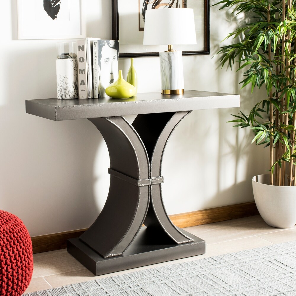 Distressed Black SAFAVIEH Dryden Console.   40\