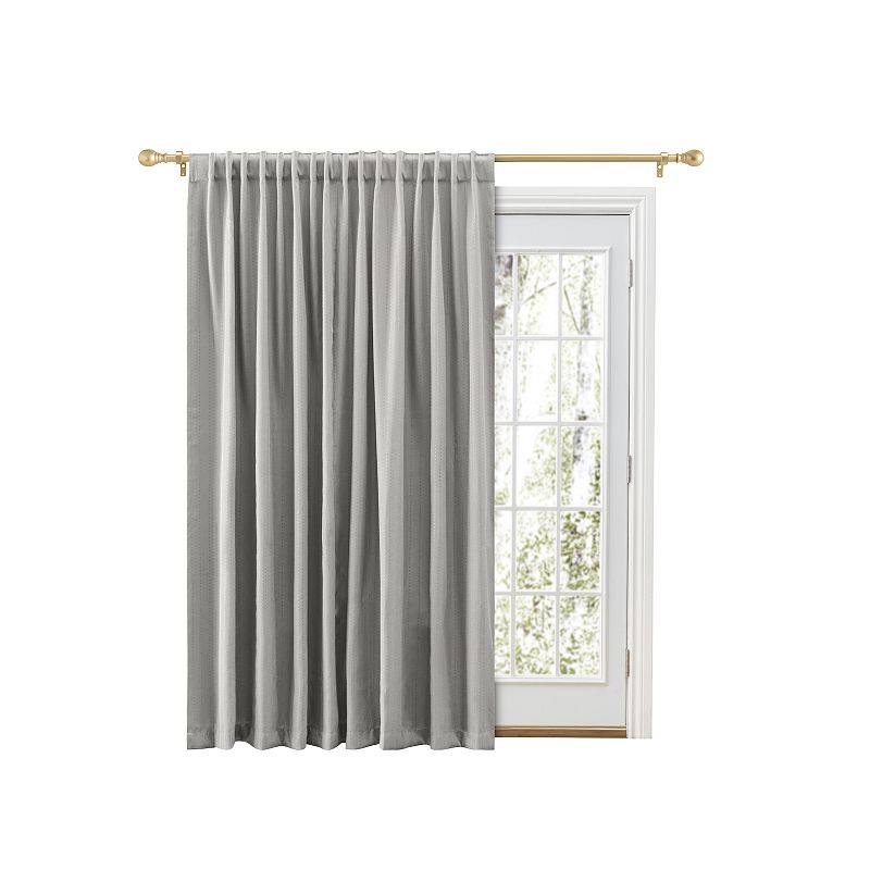 Grand Pointe Rod Pocket Patio Panel W/back Tabs and Wand Curtain