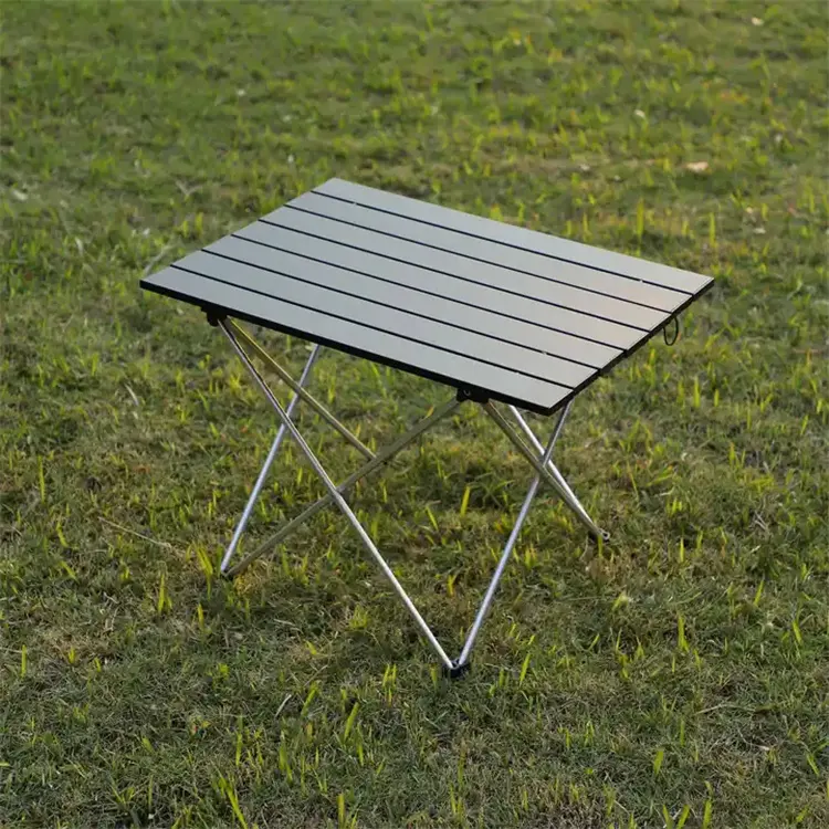 Custom Portable Folding Adjustable Metal Aluminum Outdoor Tables Lightweight Hiking BBQ Camping Table