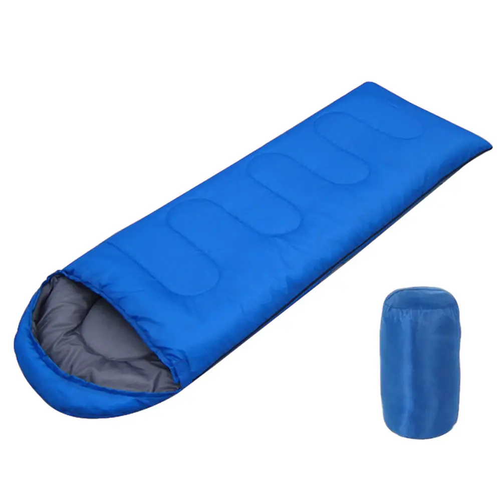 Hot Selling 170t Polyester Sleeping Bag Autumn Winter Outdoor Envolpe Camping Sleeping Bags for Adults