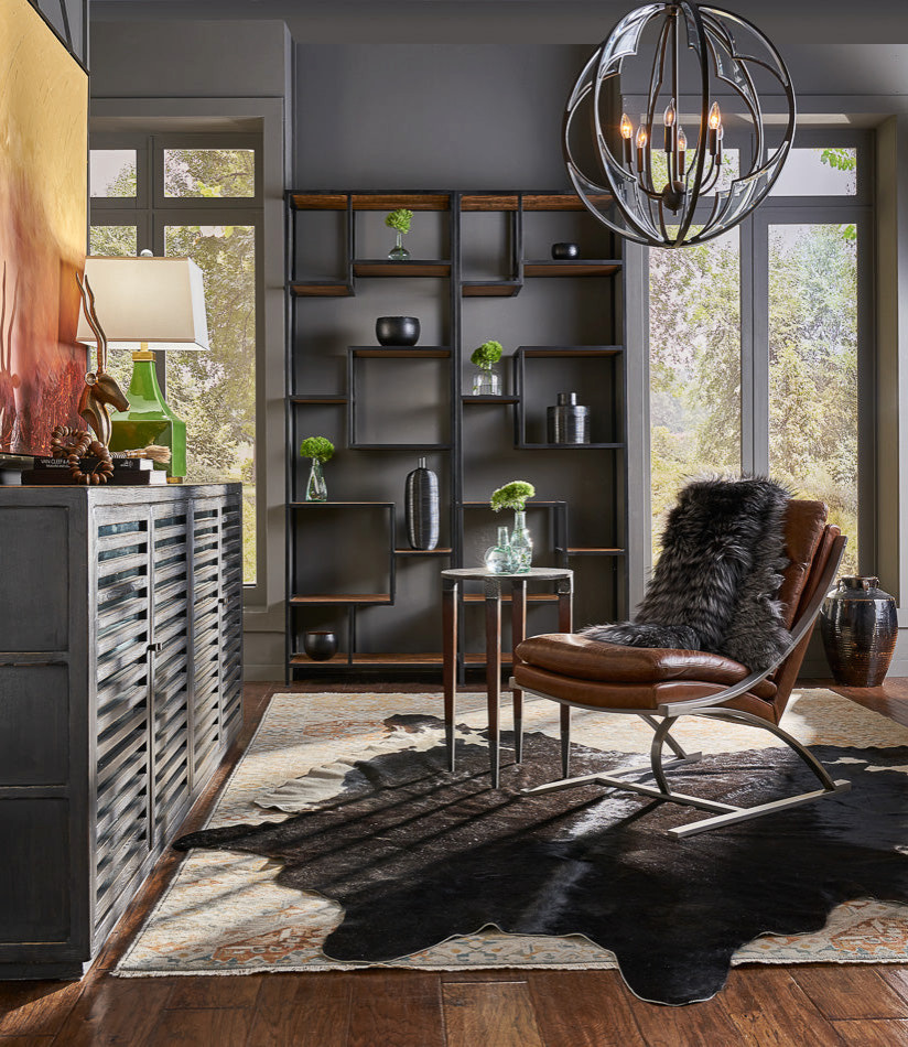 John Etagere Reclaimed Wood and Iron   Industrial   Bookcases   by Sideboards and Things  Houzz