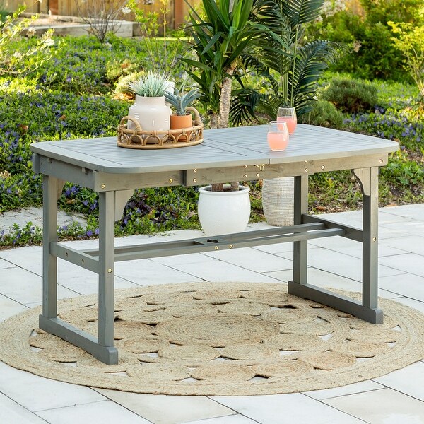 Middlebrook Surfside Acacia Wood Outdoor Extension Dining Table