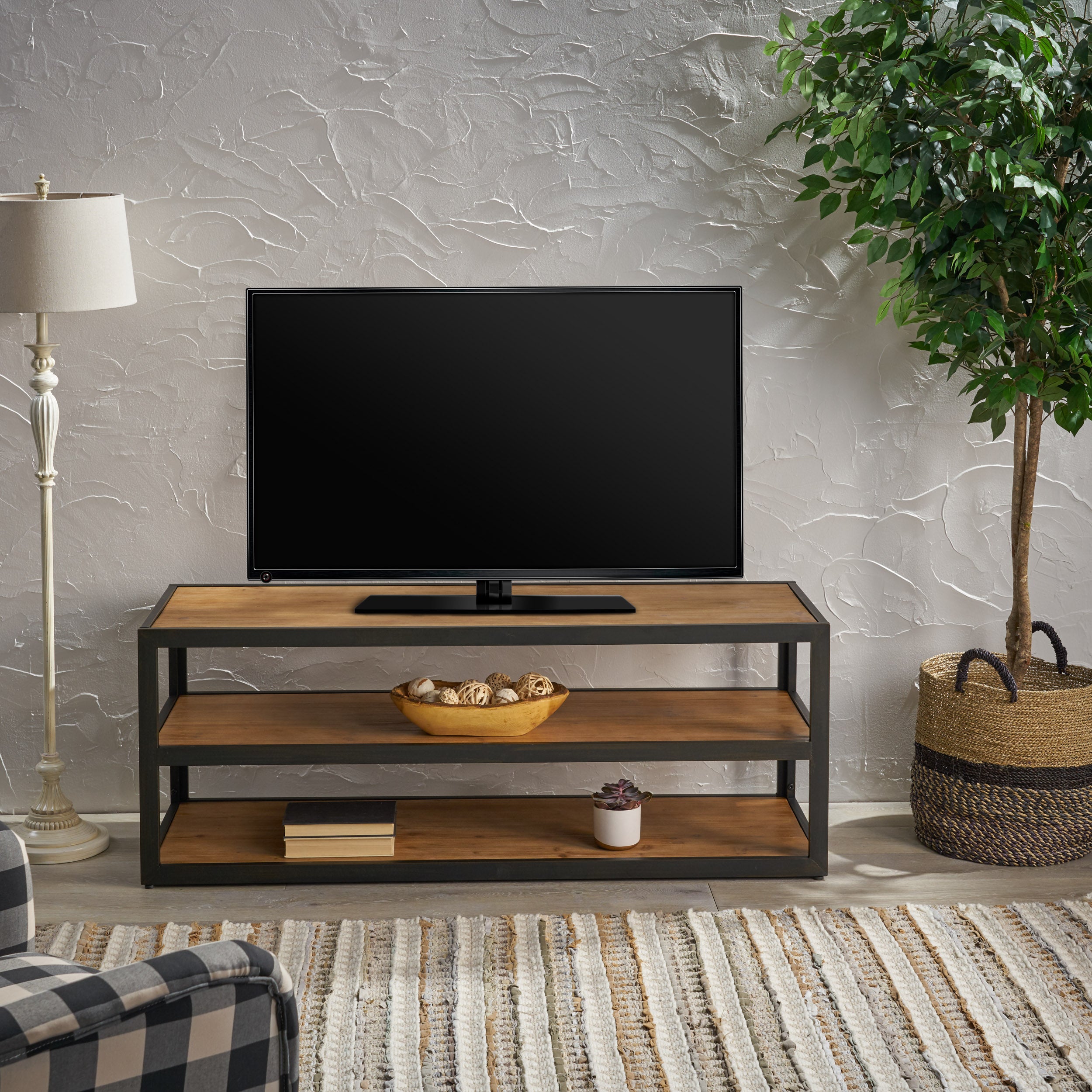 Lundin Industrial Design 2-Shelves TV Stand