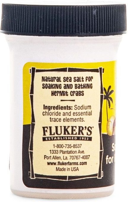 Fluker's Soaking Salt Hermit Crab Conditioner， 2.4-oz bottle