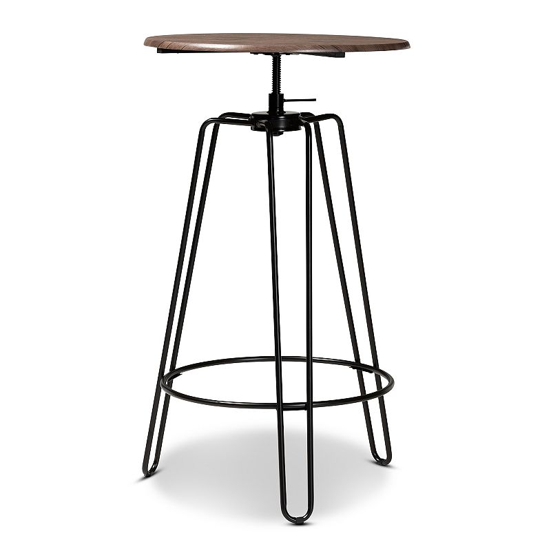 Baxton Studio Veera Pub Table and Stool 3-piece Set