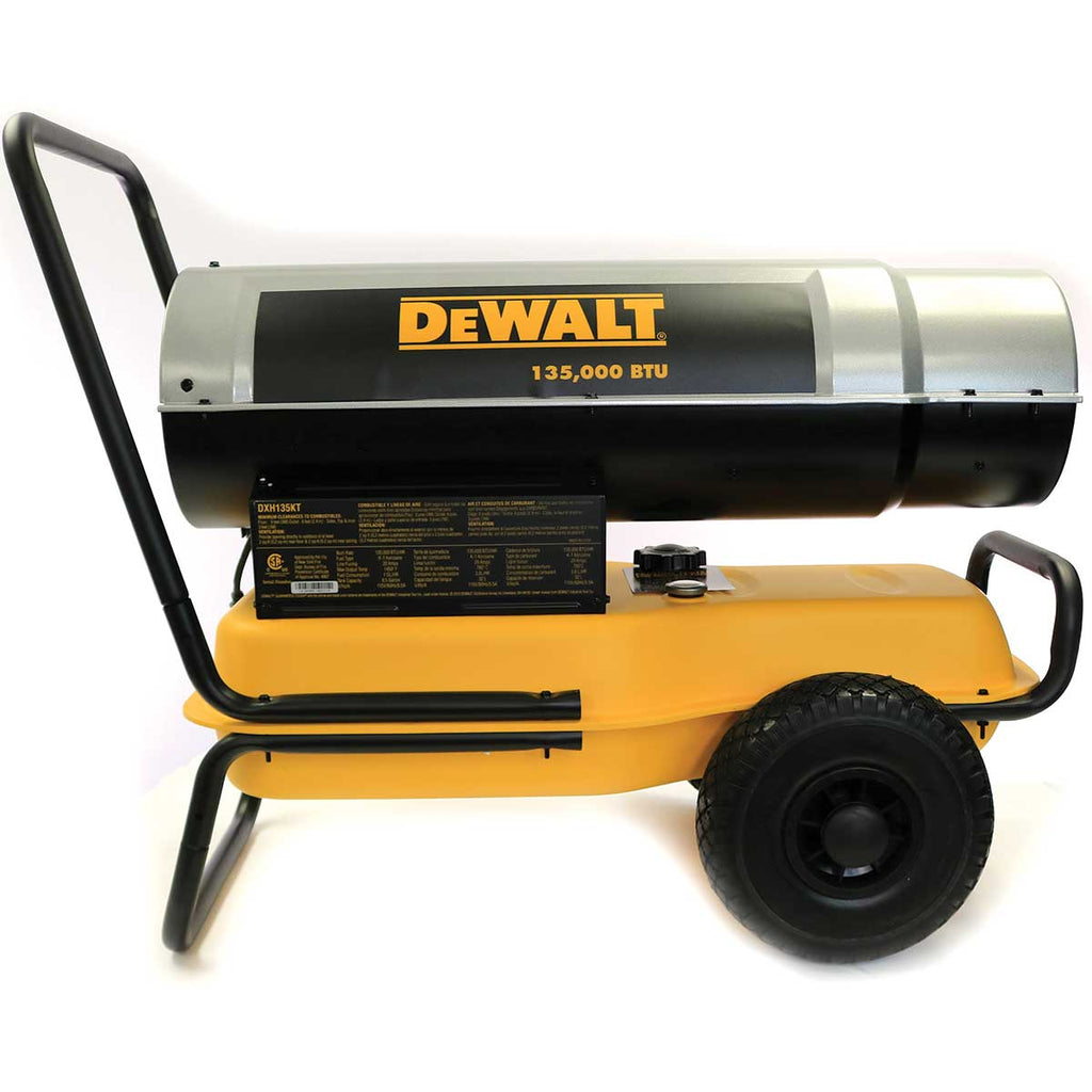 DEWALT 135，000 BTU Forced Air Kerosene Heater