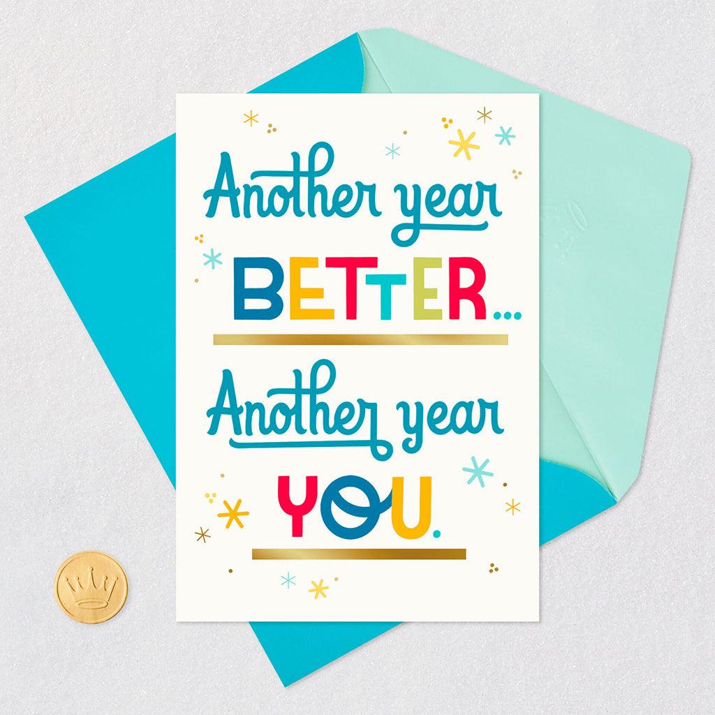 Hallmark  Another Year Wonderful Video Greeting Birthday Card