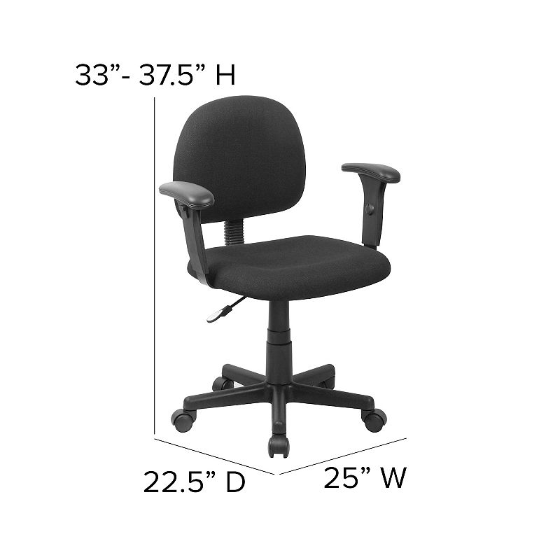 Flash Furniture Wayne Mid-Back Swivel Task Office Chair