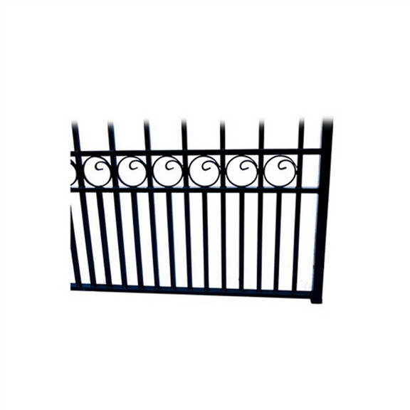 ALEKO DG14PARD AP Steel Dual Swing Driveway Gate  ...