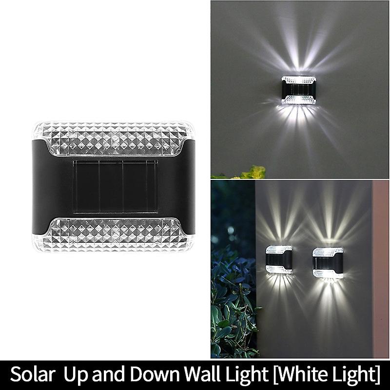 1pcs Outdoor Solar Lights Led Wall Lamp Solar Powered Spotlight Light Intelligent Light Control Night Light Automatic Lighting For Street Garden Court