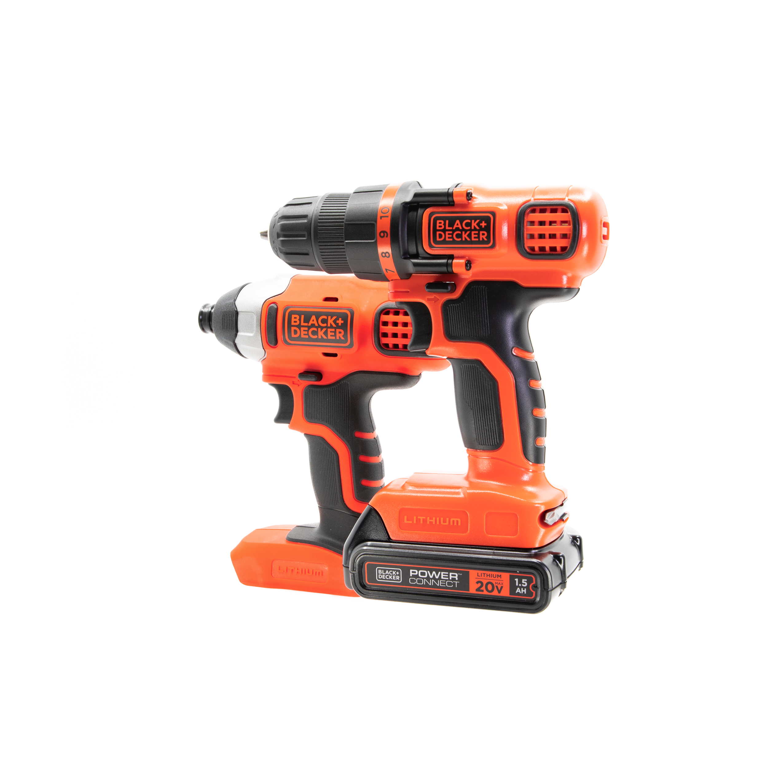 20V MAX* Cordless Drill and Impact Driver, Power Tool Combo Kit with Battery and Charger