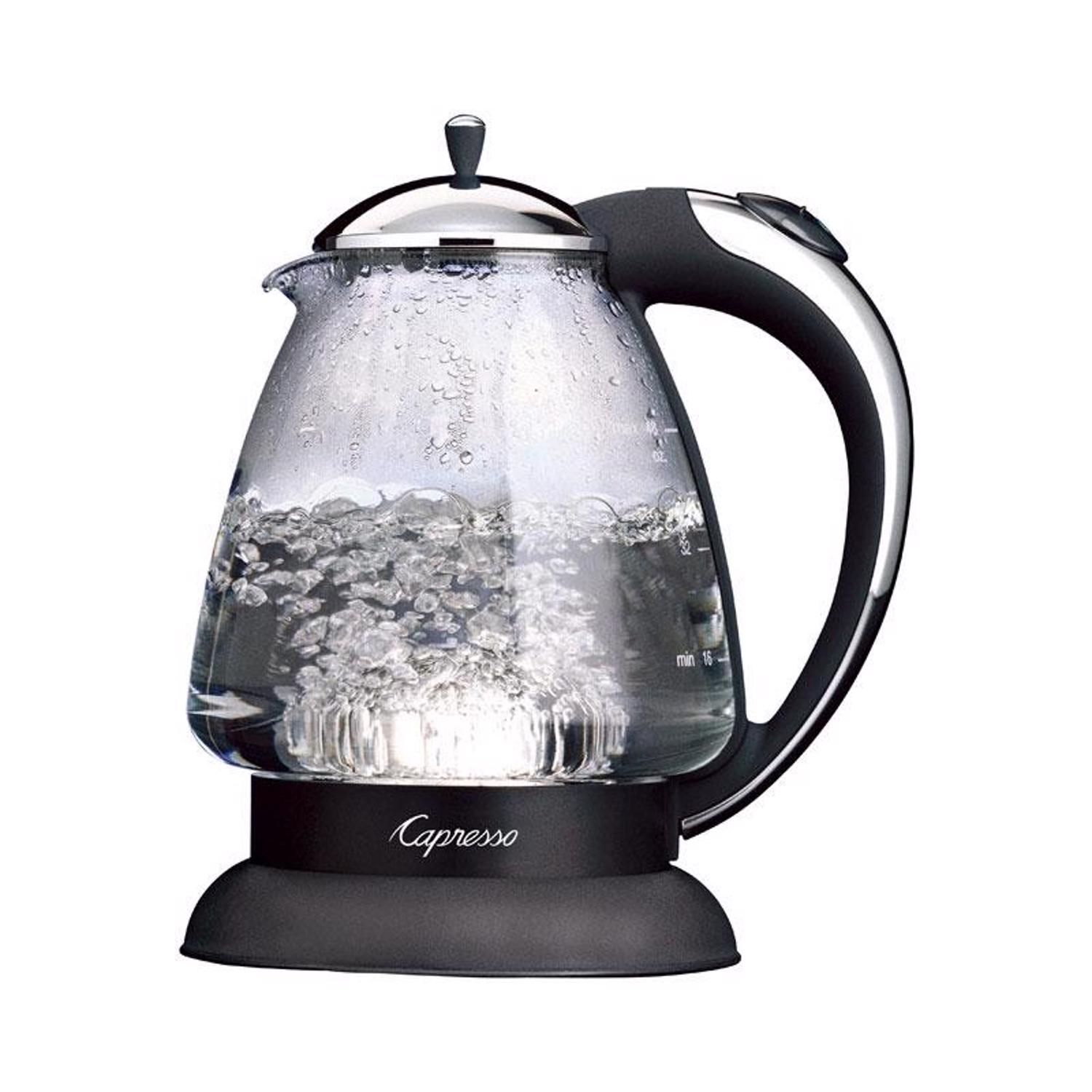 Capresso Clear Glass/Plastic 48 oz Electric Tea Kettle