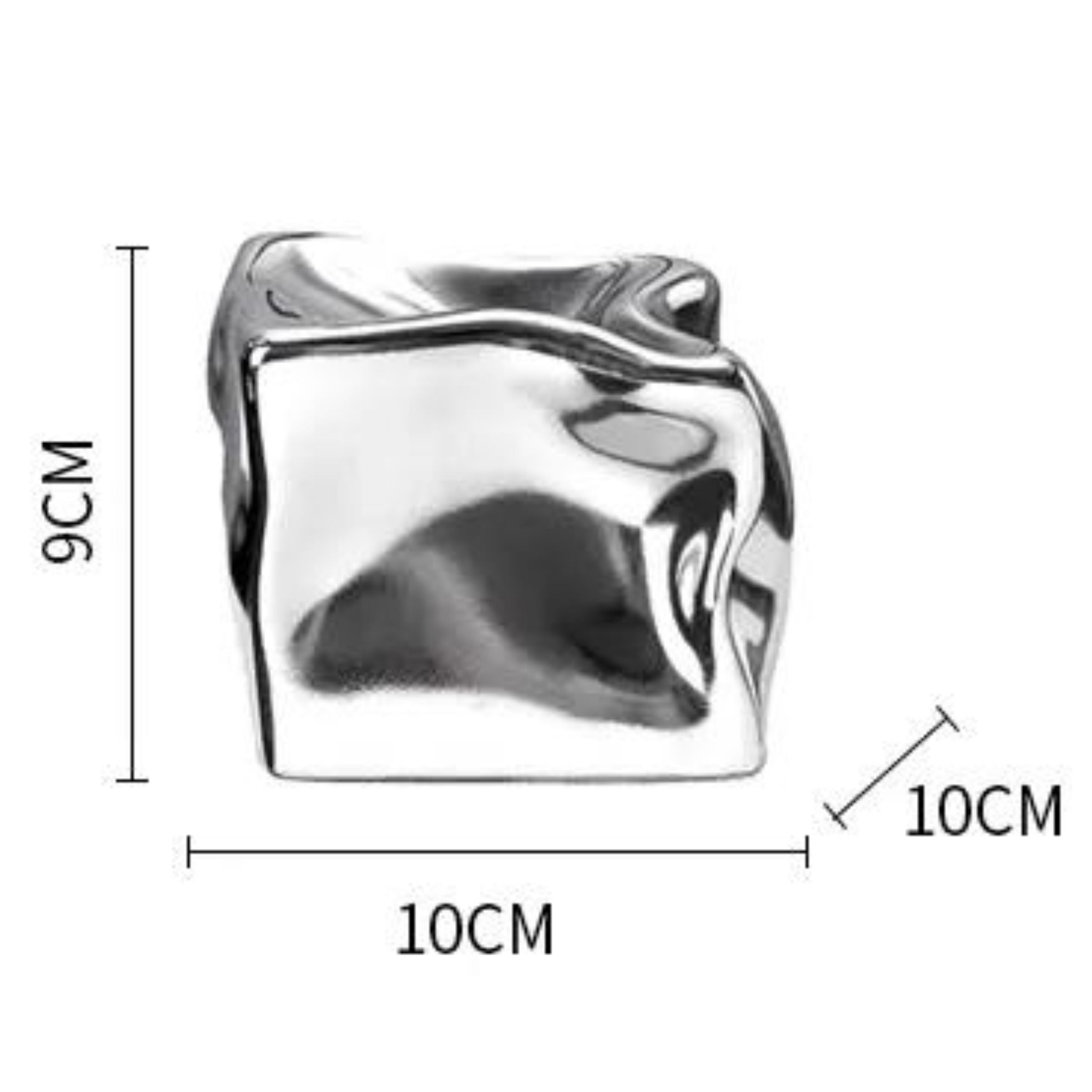 Pre Order 25 Days Delivery Silver Special Shaped Square -A Fa-D21111A