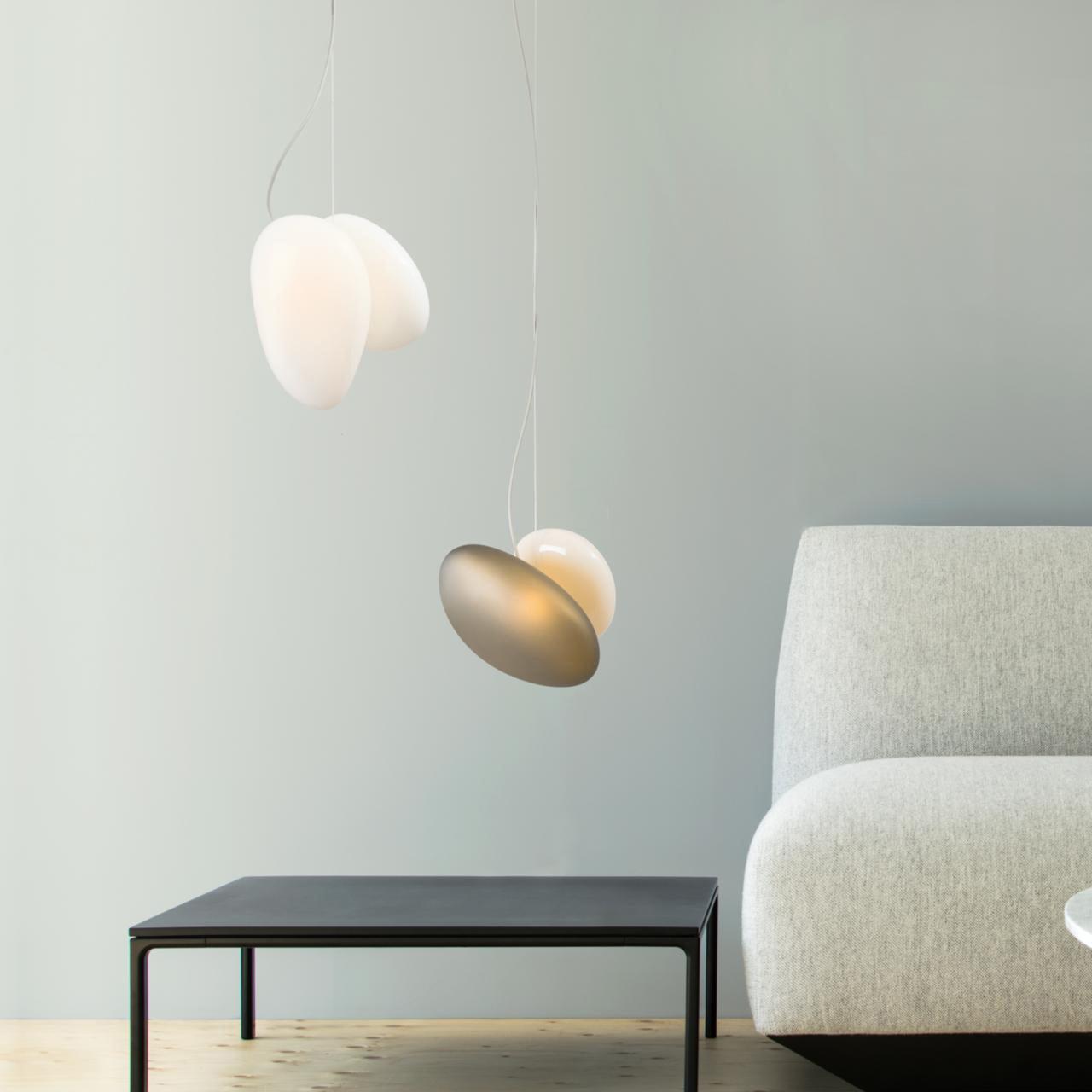 Translucent Frosted Glass Pendant Light