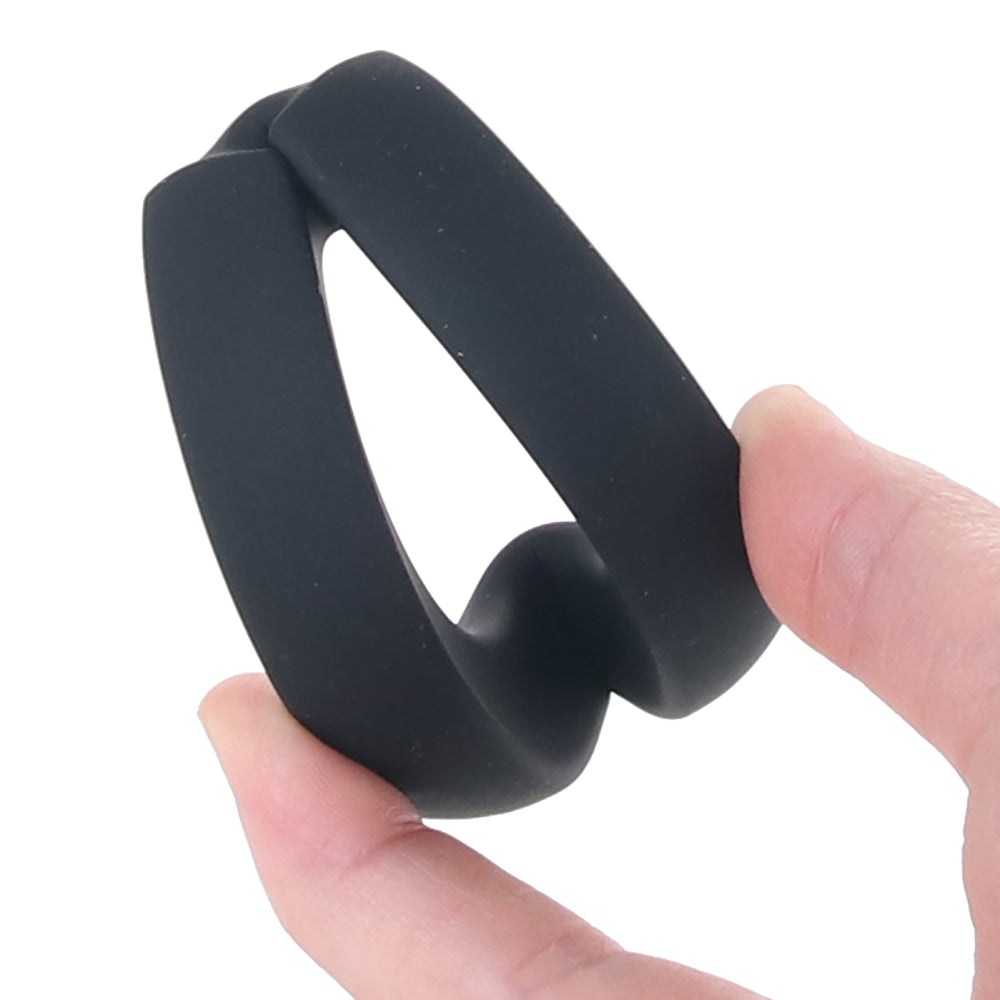 The Paradox 45mm Silicone and Metal Cock Ring